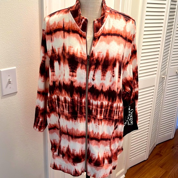 Onque Casual tie dye jacket - Picture 1 of 6